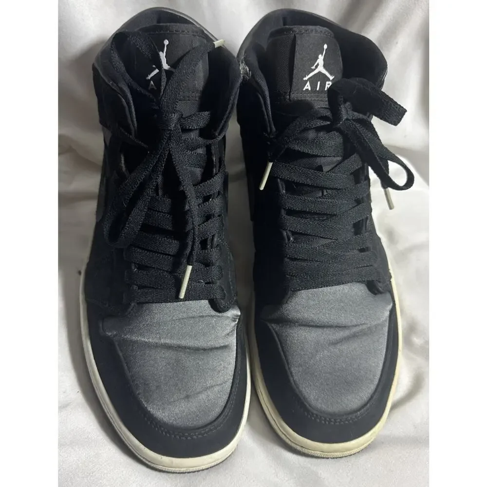 Nike Air Jordan 1 Mid SE Size 9 852542-012 Nylon Black Anthracite